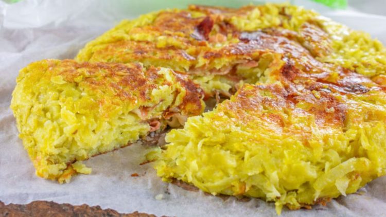 galette de pommes de terre aux lardons