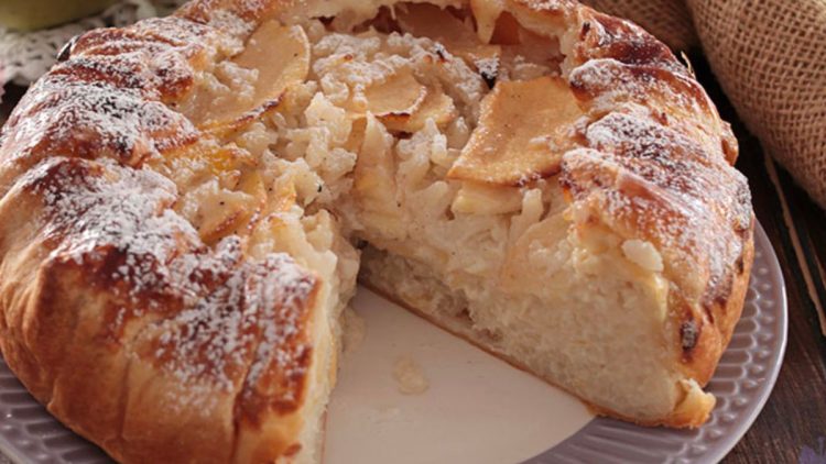 gâteau de riz aux pommes
