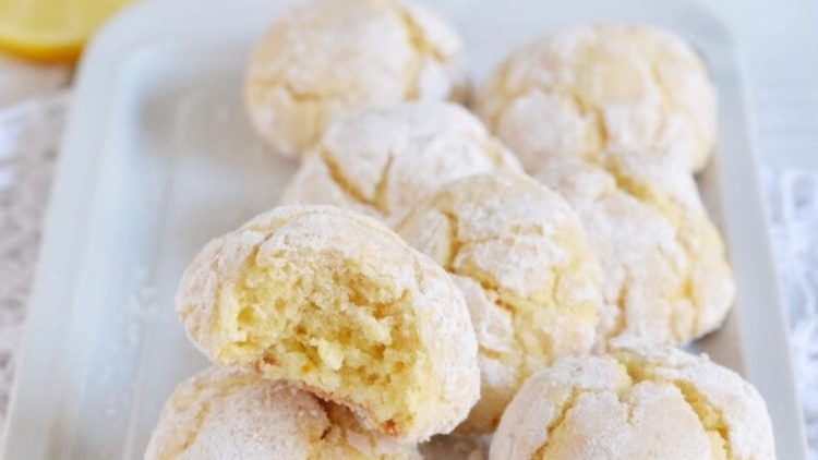 biscuits craquelés au citron