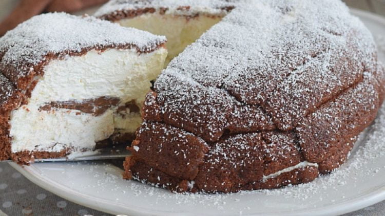charlotte à la noix de coco et Nutella