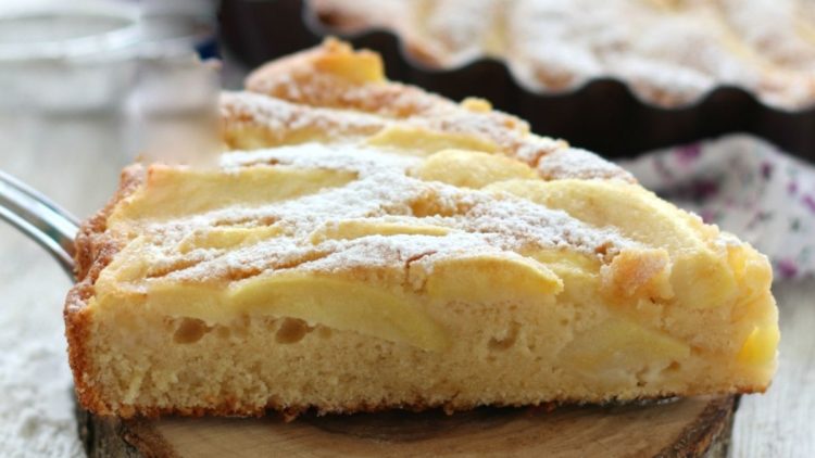gâteau aux pommes à la cuillère