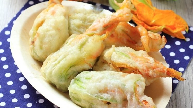 beignets de fleurs de courgette