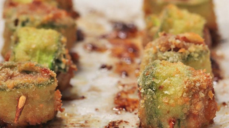 brochettes de courgettes à la saucisse