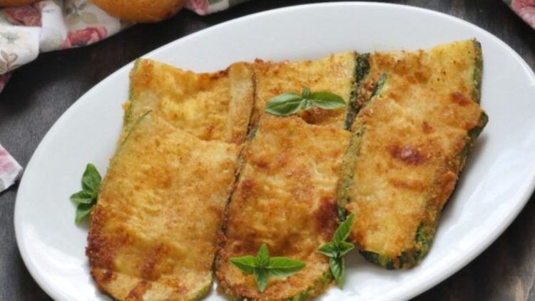 Courgettes panées