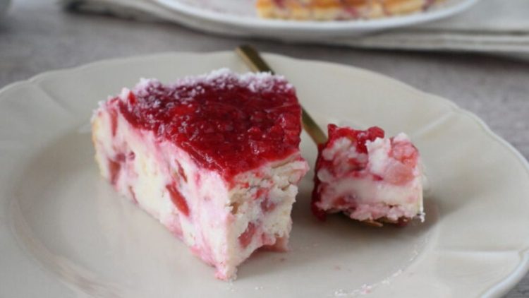 gâteau à la ricotta et aux fraises  