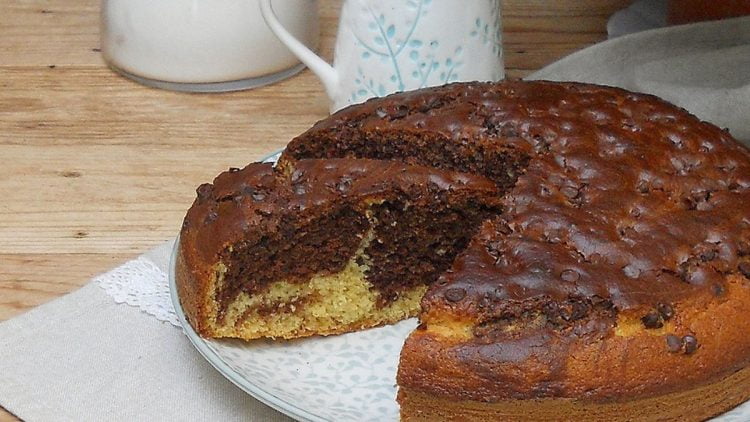 Gâteau marbré moelleux