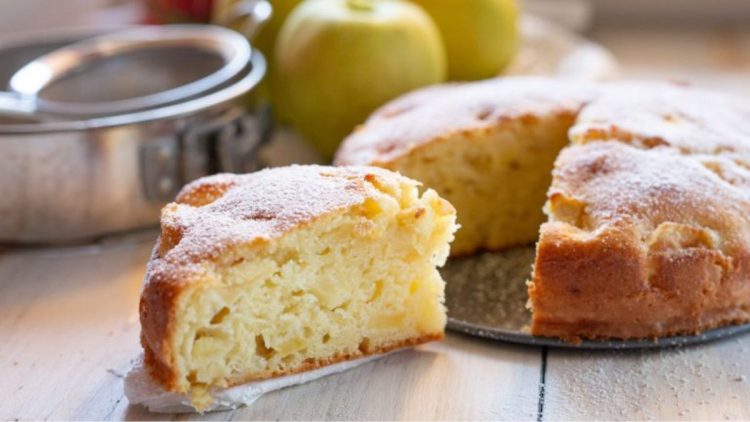 Gâteau pommes et mascarpone