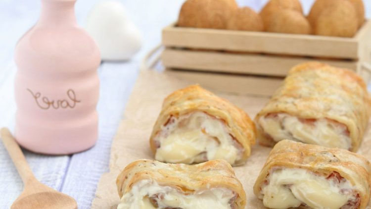 roulé de pommes de terre au fromage