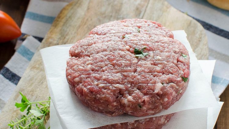 Steak haché pour hamburger maison