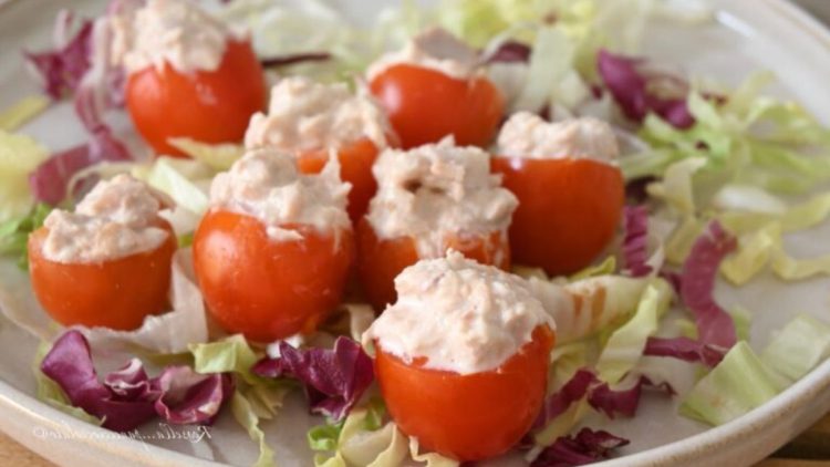 Tomates cerises farcies au thon