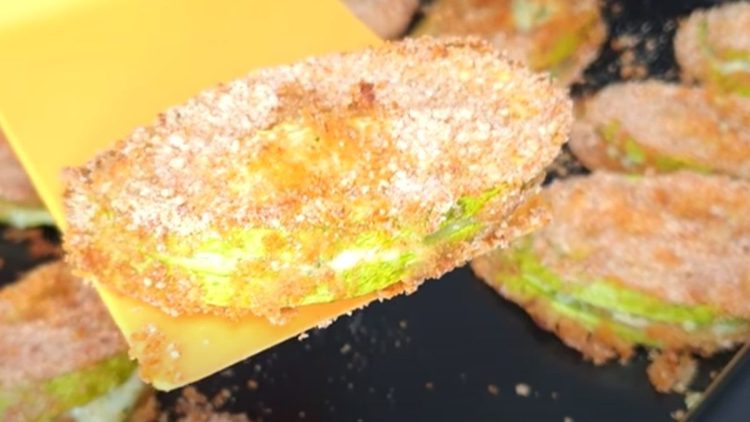 courgettes panées au fromage au four