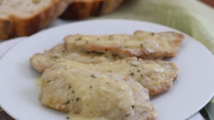 escalopes de porc au vin blanc