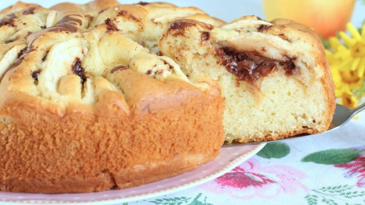 gâteau aux pommes et Nutella