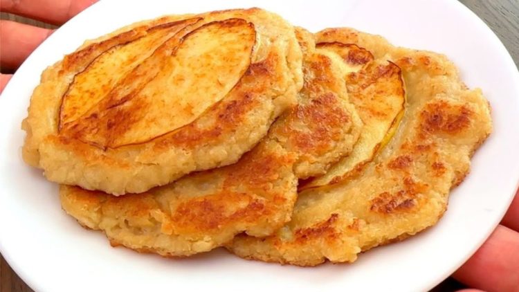 pancakes aux pommes sans œufs ni farine