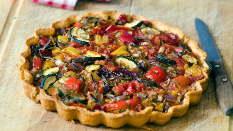 tarte aux légumes légère
