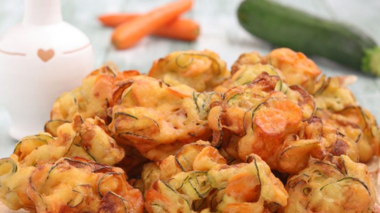 beignets de carottes et de courgettes