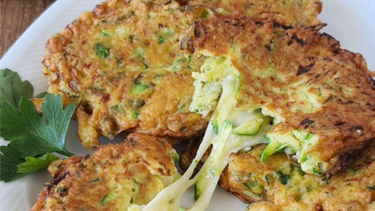 galettes de courgettes râpées et fromage