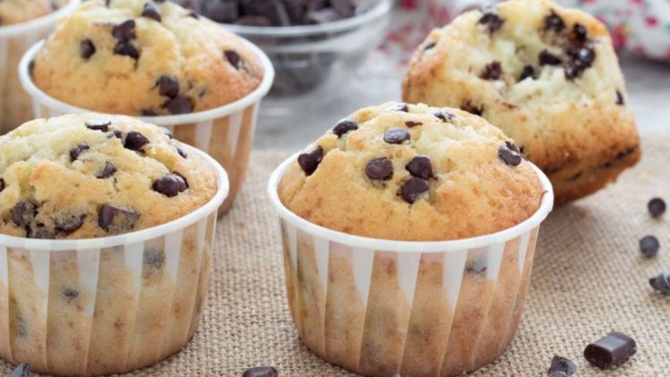 muffins aux pépites de chocolat américains