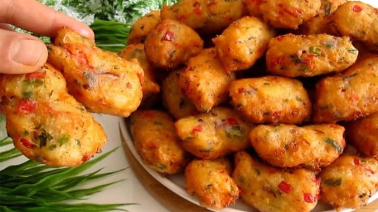 beignets de légumes croustillants