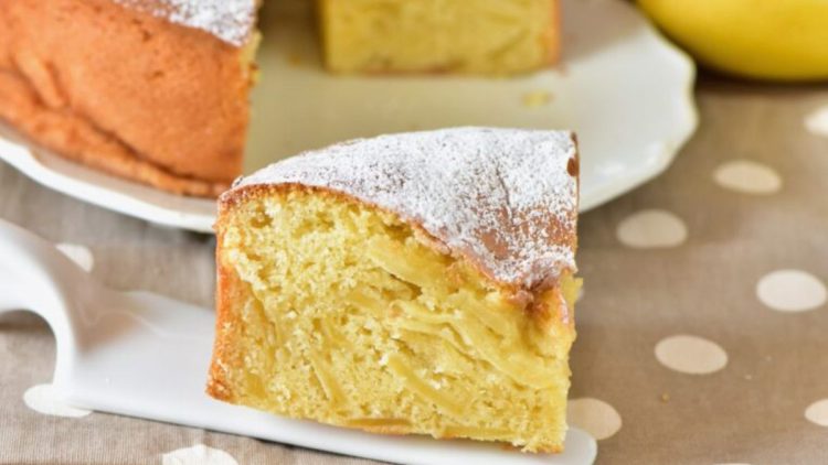 gâteau moelleux aux pommes sans beurre