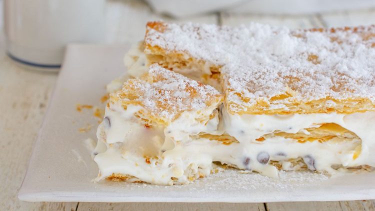 mille-feuille crème diplomate