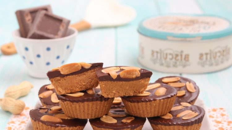 mini cupcakes américains au beurre de cacahuètes et au chocolat