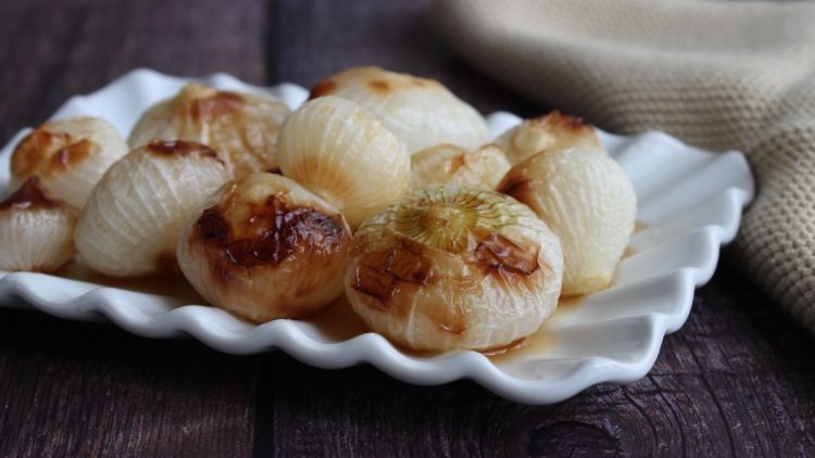 oignons grelots à l’aigre-doux à la friteuse à air