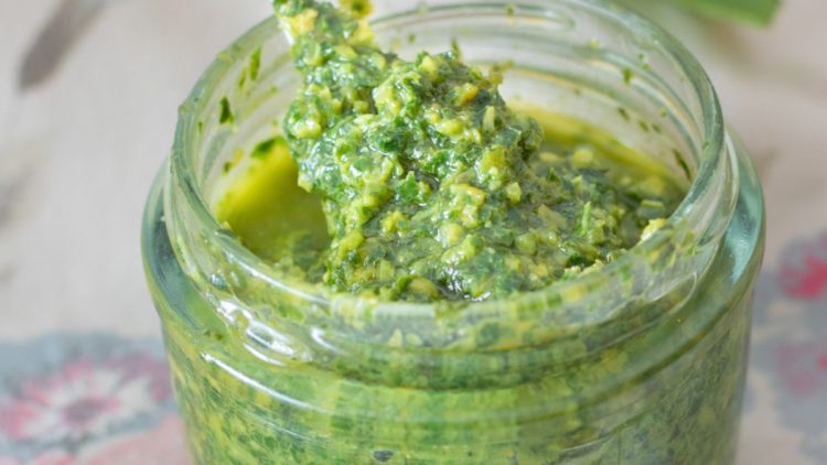 pesto au basilic et au citron