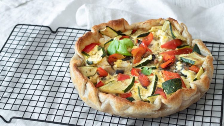 tarte à la ricotta et aux légumes