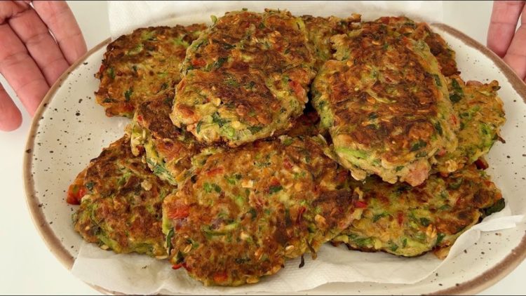 galettes de flocons d’avoine aux légumes