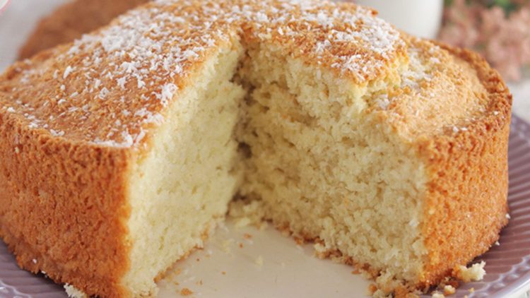 gâteau moelleux au lait de coco