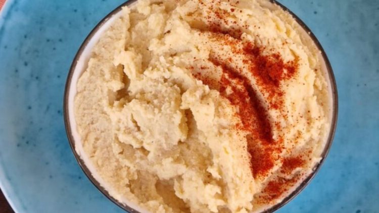 houmous avec de la farine de pois chiche