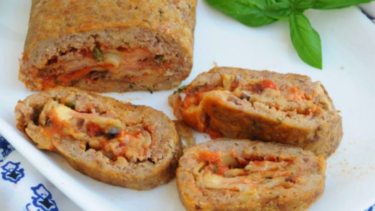 pain de viande à l’aubergine façon parmigiana