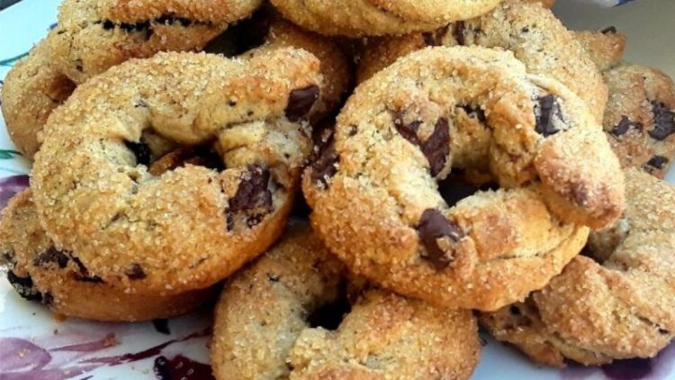 biscuits à la farine complète et pépites de chocolat