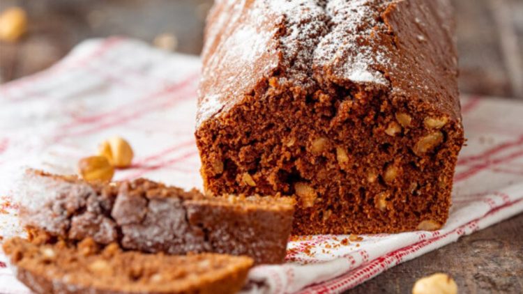 cake au chocolat et noisettes
