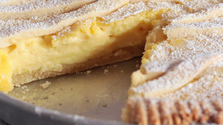 crostata à la crème pâtissière facile