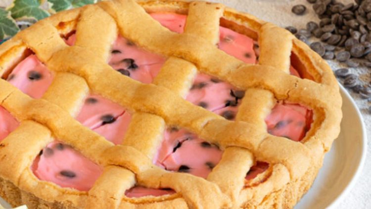 crostata à la ricotta, Alchermes et pépites de chocolat