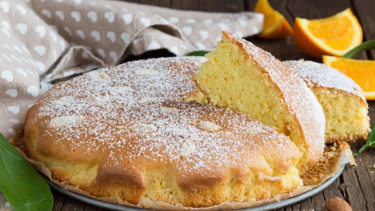 gâteau l’orange et aux amandes