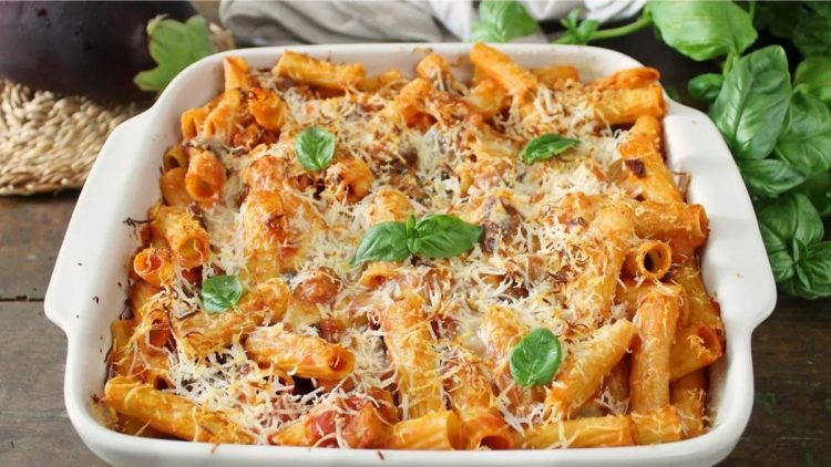 gratin de pâtes à la sicilienne