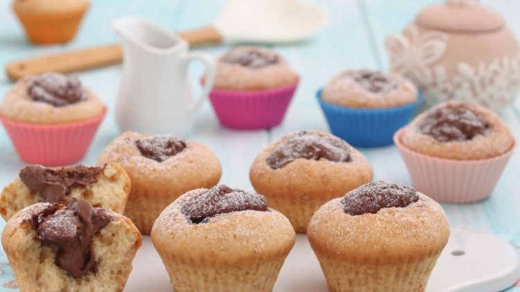 muffins au cœur de Nutella