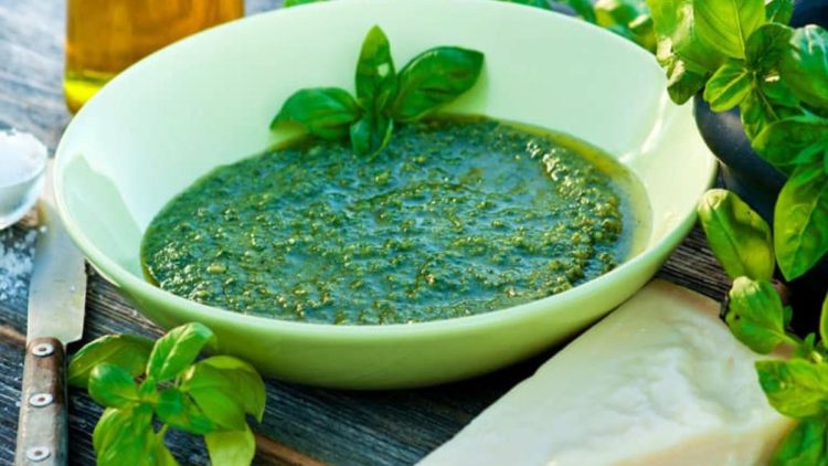 sauce au basilic maison