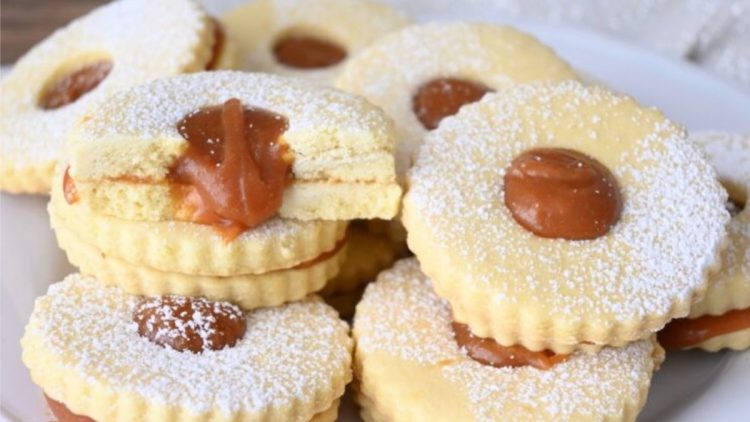 biscuits sablés au caramel
