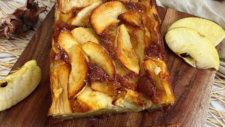 cake invisible aux pommes léger