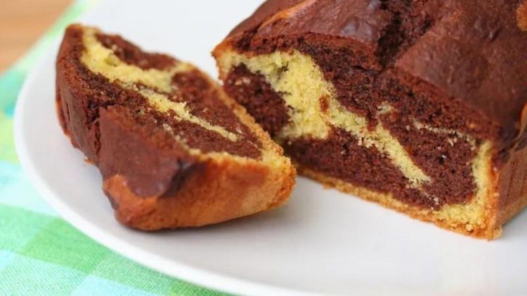 cake marbré au chocolat