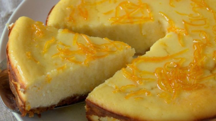 cheesecake inratable à l’orange