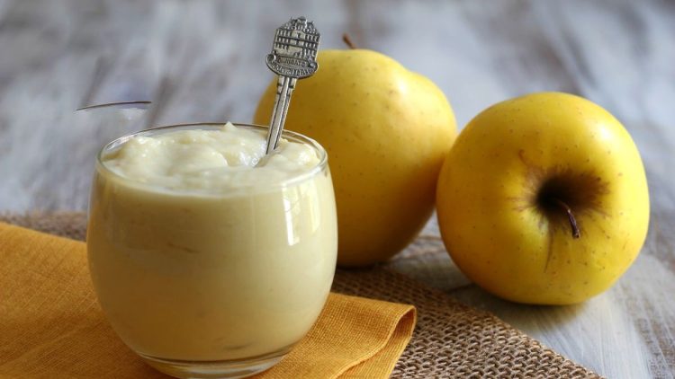 crème aux pommes