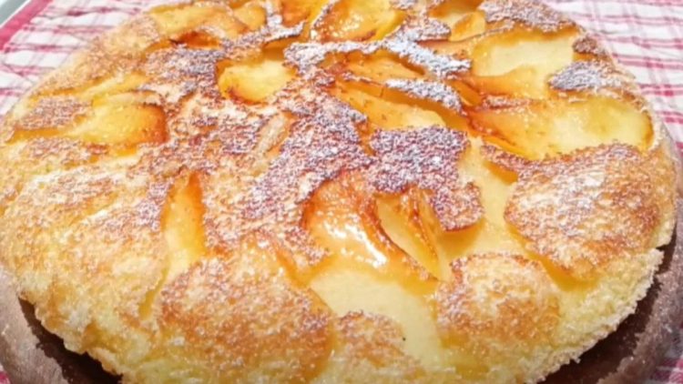 gâteau express aux pommes à la poêle