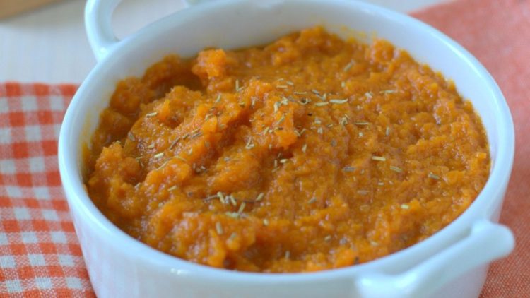 purée de citrouille