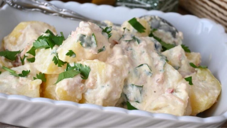 salade de pommes de terre au thon simple