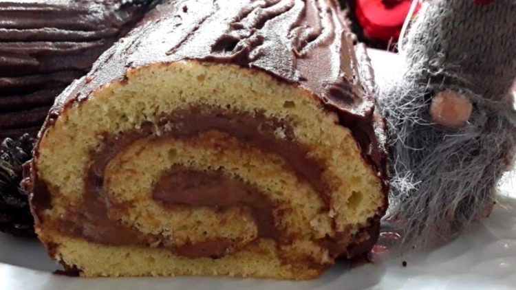 bûche de Noël au Nutella